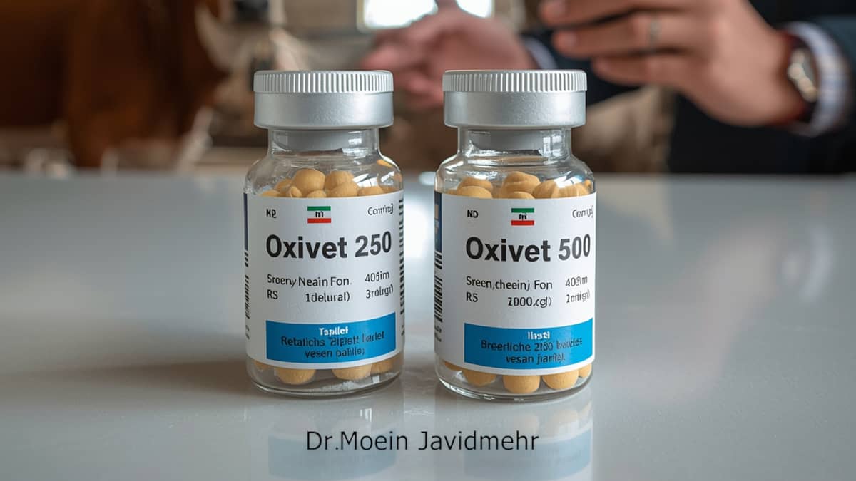 مقایسه اکسی وت 250 و 500 — کاربرد در گاو، گوسفند و بره