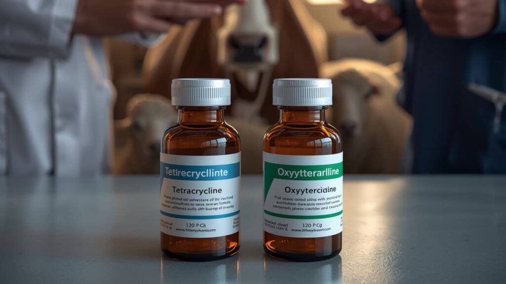 مقایسه تتراسایکلین و اکسی تترا سایکلین — کاربرد در گاو، گوسفند و طیور